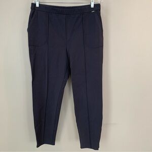 St. John Nylon Pull-On Navy Blue Pants Size 12‎